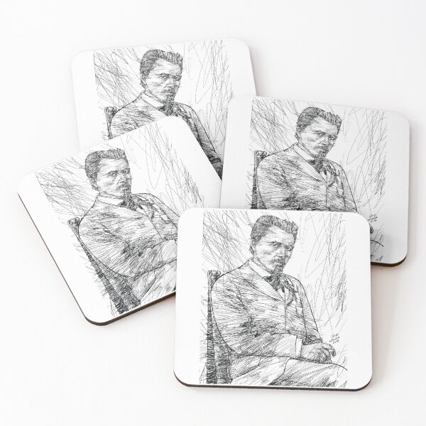 Item preview, HUGO WOLF ink portrait .1 designed and sold by lautir.