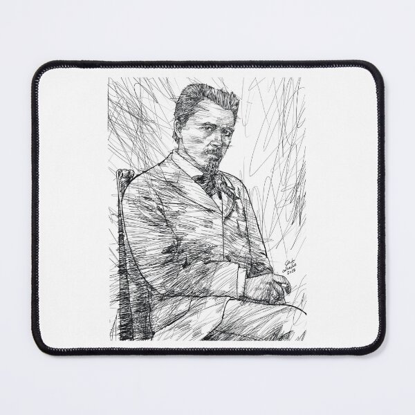 Item preview, HUGO WOLF ink portrait .1 designed and sold by lautir.