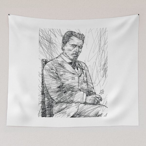 Item preview, HUGO WOLF ink portrait .1 designed and sold by lautir.