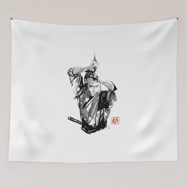 Item preview, samurai on guard designed and sold by pechane.