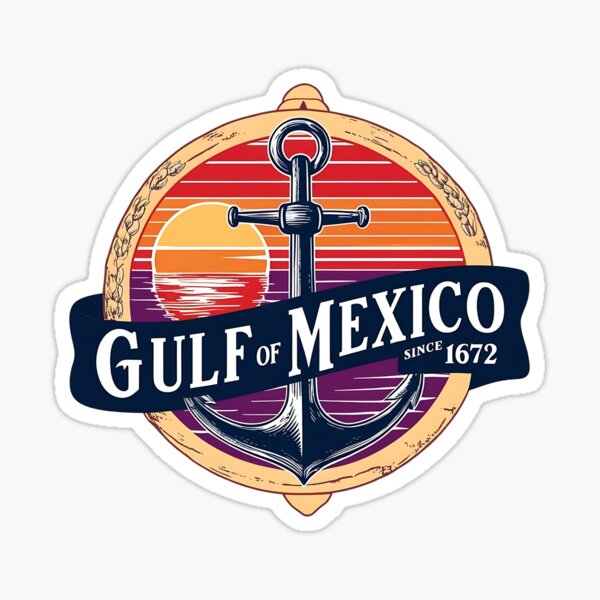 Item preview, Gulf of Mexico since 1672 retro vintage designed and sold by Waseemkhan86.