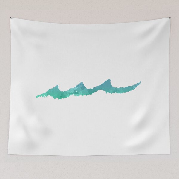 Item preview, Wave Inspired Silhouette designed and sold by ShadowsInspired.