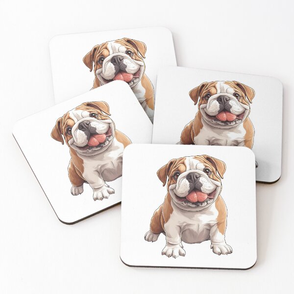Item preview, Playful English Bulldog - cut out along the outlines 13 designed and sold by SteadyRolling.