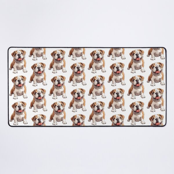 Item preview, Playful English Bulldog - cut out along the outlines 13 designed and sold by SteadyRolling.