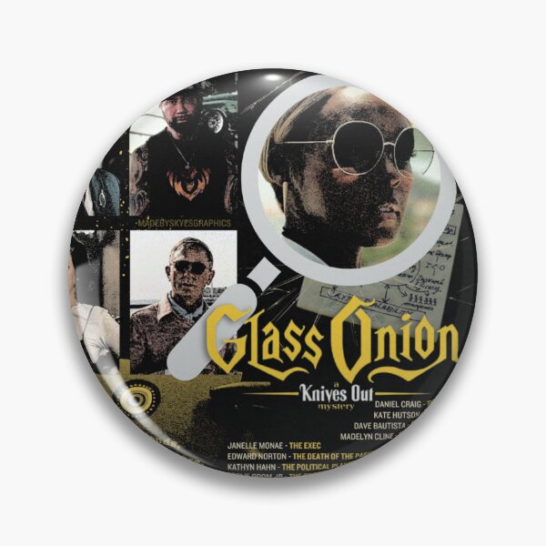 Item preview, Glass Onion a Knives Out Mystery (2022) Movie poster designed and sold by byskyesgraphics.