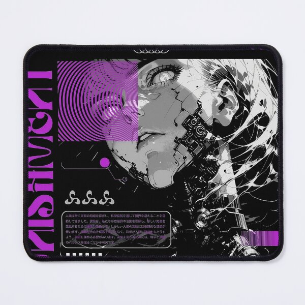 Item preview, Cyberpunk Girl Waifu designed and sold by KOB-DESIGN ⭐⭐⭐⭐⭐.