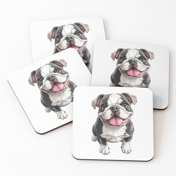 Item preview, Playful English Bulldog - cut out along the outlines 14 designed and sold by SteadyRolling.