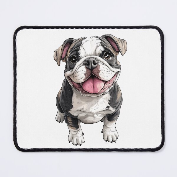 Item preview, Playful English Bulldog - cut out along the outlines 14 designed and sold by SteadyRolling.