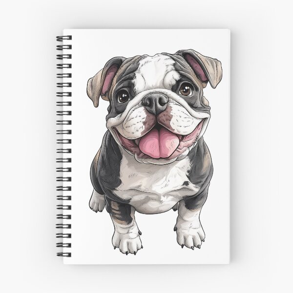 Item preview, Playful English Bulldog - cut out along the outlines 14 designed and sold by SteadyRolling.