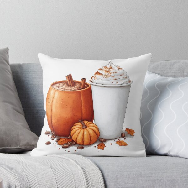 Item preview, Pumpkin  Latte with Cinnamon and Whipped Cream designed and sold by IceFlowerArt.
