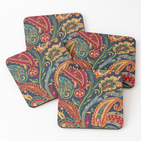 Item preview, Rich Deep Colour Paisley Pattern designed and sold by PaperCraftersUk.