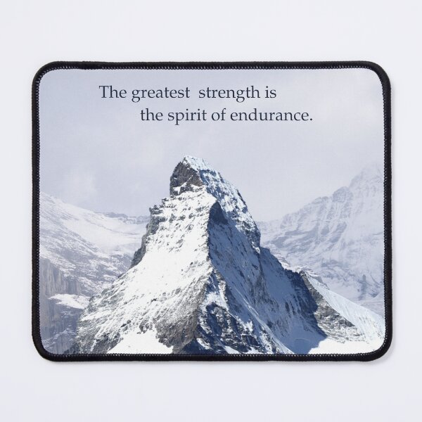 Item preview, The greatest strength is the spirit of endurance. designed and sold by fabartforyou.