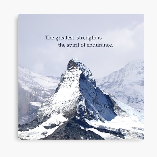 Item preview, The greatest strength is the spirit of endurance. designed and sold by fabartforyou.