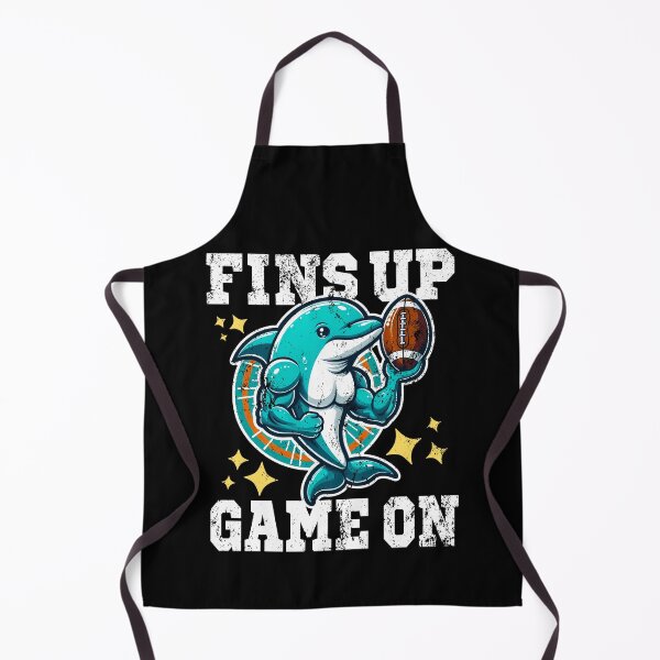 Item preview, FINS UP, GAME ON - FOOTBALL DOLPHINS GIFT designed and sold by KEF Custom.