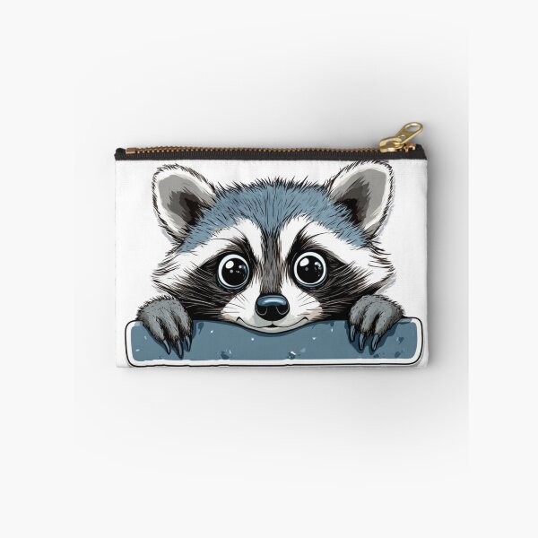 Item preview, Raccoon Sticker Cartoon designed and sold by NicolasGlowArt.