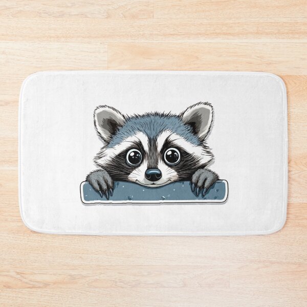 Item preview, Raccoon Sticker Cartoon designed and sold by NicolasGlowArt.