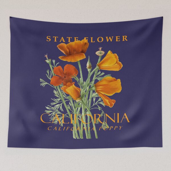 Item preview, California Territory Flower The Poppy designed and sold by taiche.