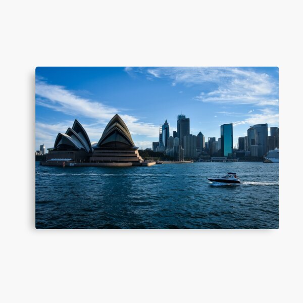 Item preview, Sydney Opera House and Harbor Skyline at Dusk designed and sold by V-Uribe-FineArt.