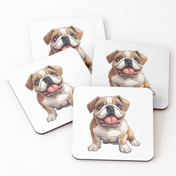 Item preview, Playful English Bulldog - cut out along the outlines 15 designed and sold by SteadyRolling.