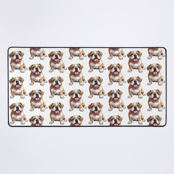 Item preview, Playful English Bulldog - cut out along the outlines 15 designed and sold by SteadyRolling.