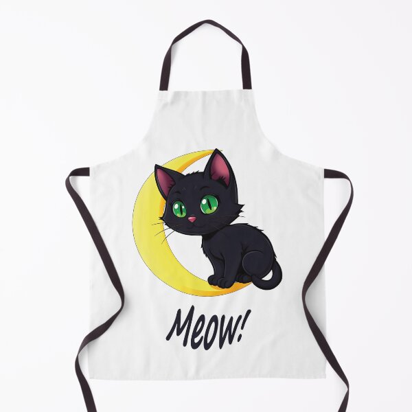 Item preview, Black cat on the moon designed and sold by GiCapgraphics.