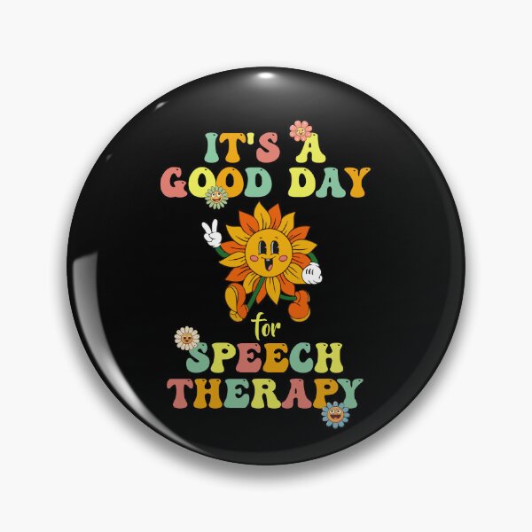 Item preview, Retro Groovy It's A Good Day For Speech Therapy Smile Face  designed and sold by Dressed For  Duty.