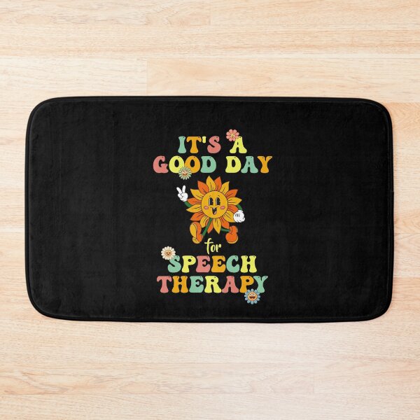 Item preview, Retro Groovy It's A Good Day For Speech Therapy Smile Face  designed and sold by Dressed For  Duty.