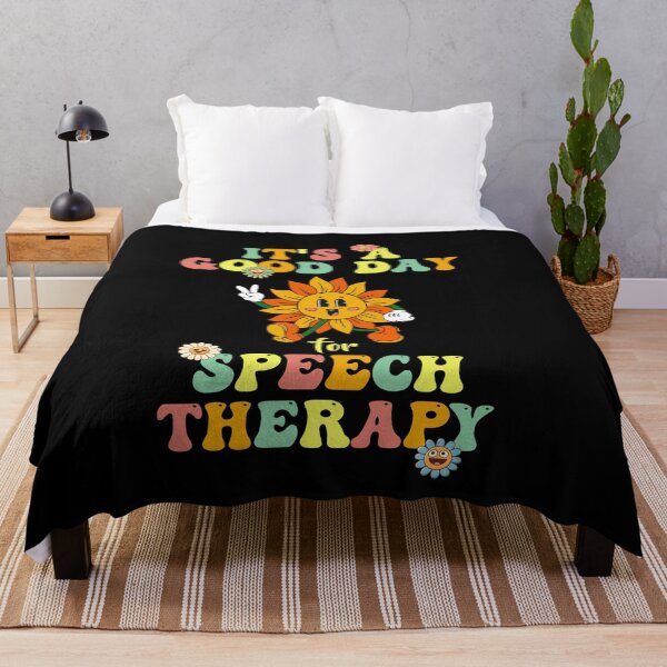 Item preview, Retro Groovy It's A Good Day For Speech Therapy Smile Face  designed and sold by Dressed For  Duty.