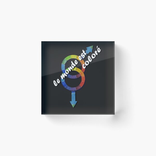 Item preview, The world is colorful, gender symbol gay designed and sold by cp-art.art.