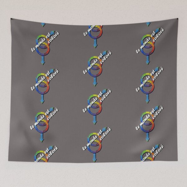 Item preview, The world is colorful, gender symbol gay designed and sold by cp-art.art.