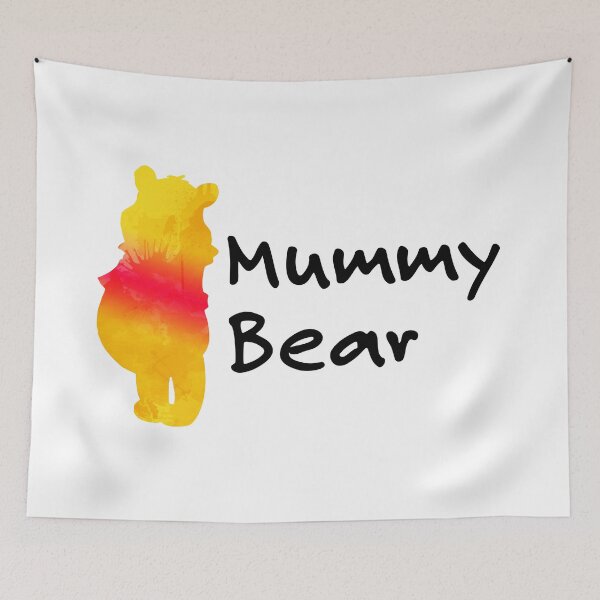 Item preview, Mummy Bear Inspired Silhouette designed and sold by ShadowsInspired.