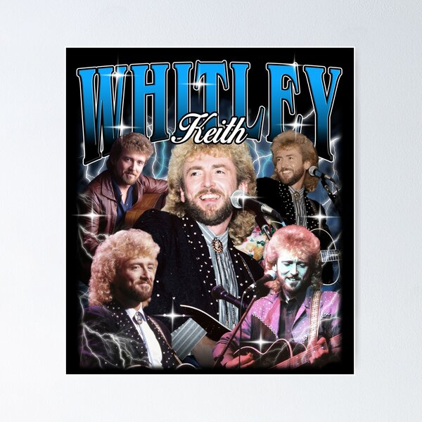 Item preview, Keith Whitley Fan Art Vintage designed and sold by quotes-print.