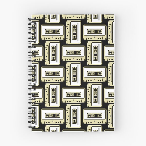 Item preview, Patrón de cinta de casete retro | Vibraciones musicales vintage designed and sold by PILANTROP.