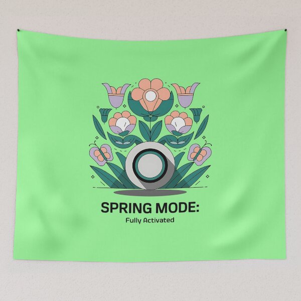 Item preview, Spring Mode Activated Floral Art designed and sold by TeeGrit.