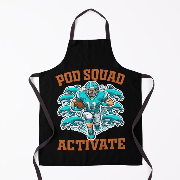 Item preview, POD SQUAD ACTIVATE - FOOTBALL DOLPHINS GIFT designed and sold by KEF Custom.