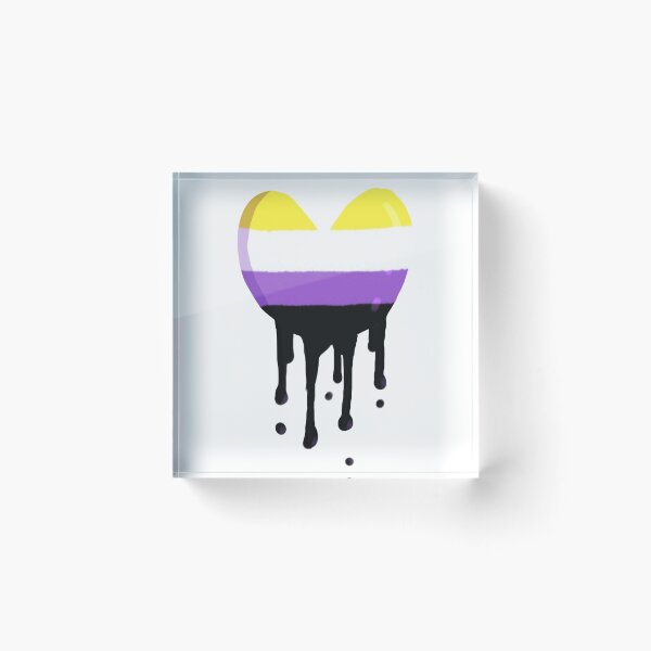 Item preview, Nonbinary heart designed and sold by Soulfire402.