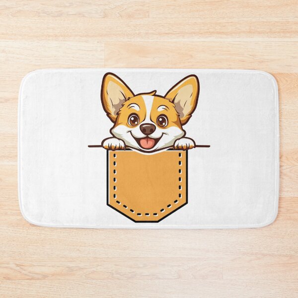 Item preview, Cartoon Corgi Peeking | T-Shirt designed and sold by NicolasGlowArt.