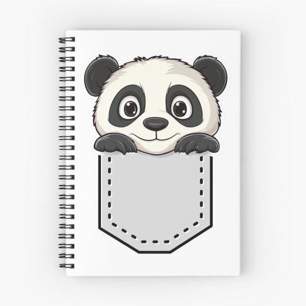 Item preview, Cartoon Panda Peeking T-Shirt designed and sold by NicolasGlowArt.
