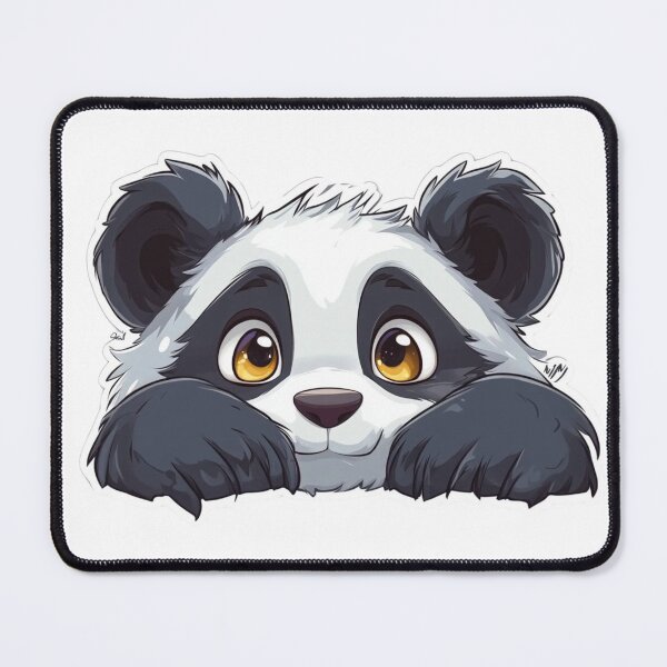 Item preview, Panda Cute Sticker designed and sold by NicolasGlowArt.