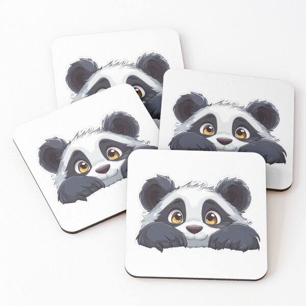Item preview, Panda Cute Sticker designed and sold by NicolasGlowArt.