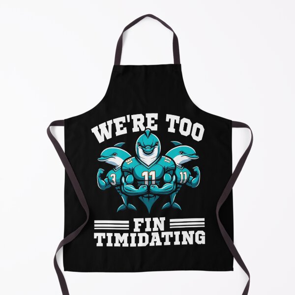 Item preview, WE'RE TOO FIN-TIMIDATING - FOOTBALL DOLPHINS GIFT designed and sold by KEF Custom.