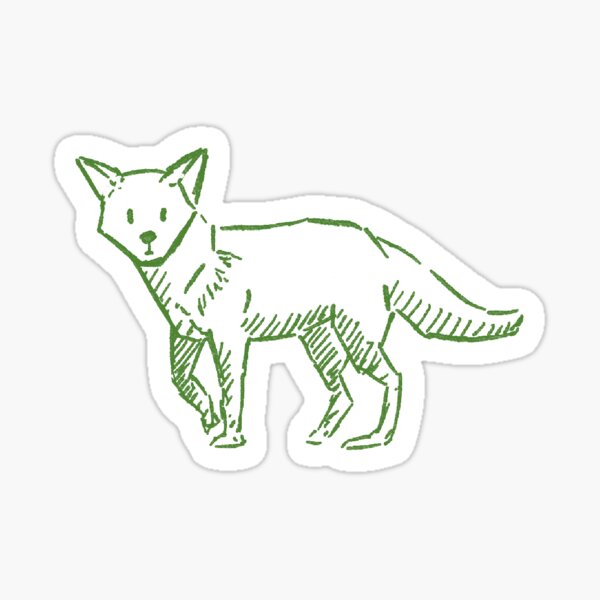 Item preview, Fox drawing 1 designed and sold by luueese.