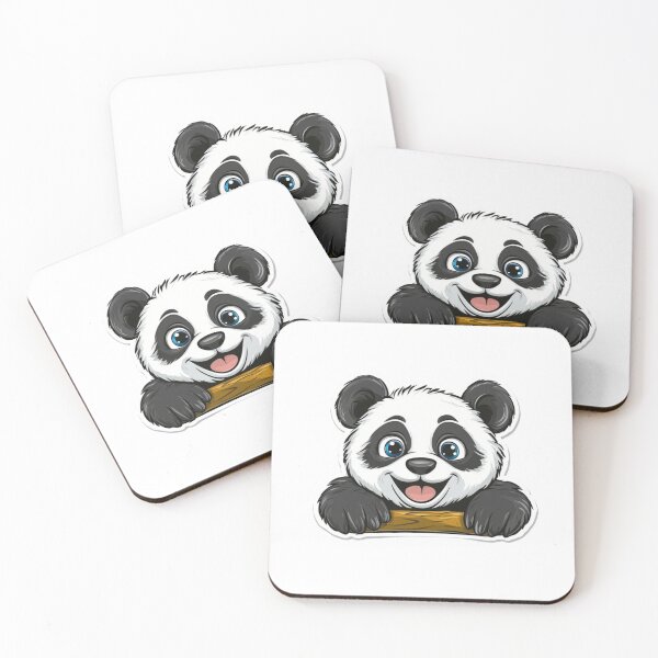 Item preview, Cartoon Panda Sticker designed and sold by NicolasGlowArt.