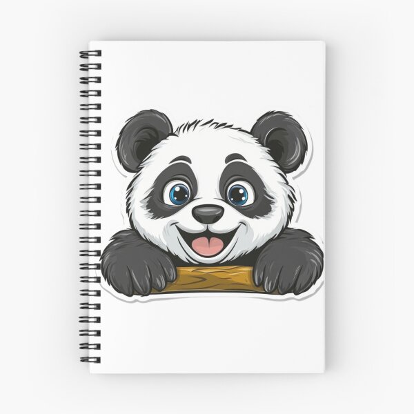 Item preview, Cartoon Panda Sticker designed and sold by NicolasGlowArt.