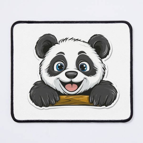Item preview, Cartoon Panda Sticker designed and sold by NicolasGlowArt.