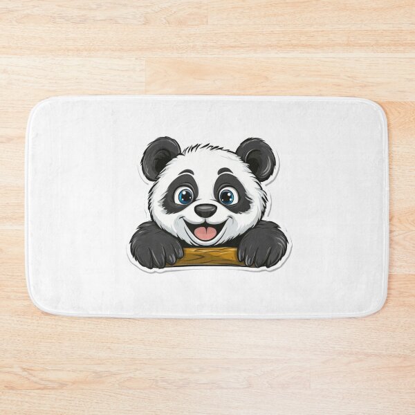 Item preview, Cartoon Panda Sticker designed and sold by NicolasGlowArt.