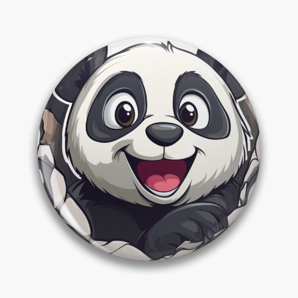 Item preview, Peeking Panda Sticker designed and sold by NicolasGlowArt.