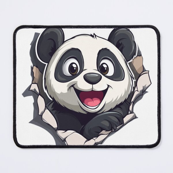 Item preview, Peeking Panda Sticker designed and sold by NicolasGlowArt.