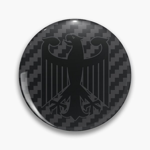 Item preview, German Eagle Emblem | Carbon Background | Black Eagle designed and sold by Oliveirallan.