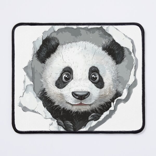 Item preview, Cartoon Panda Peeking | T-Shirt designed and sold by NicolasGlowArt.